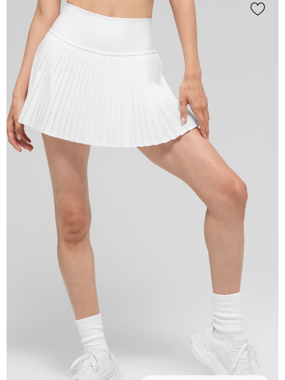 White Pleated Women’s Skirt